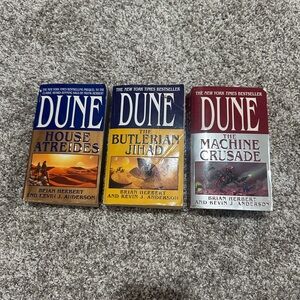 Set of 3 vintage Dune book by Brian Herbert